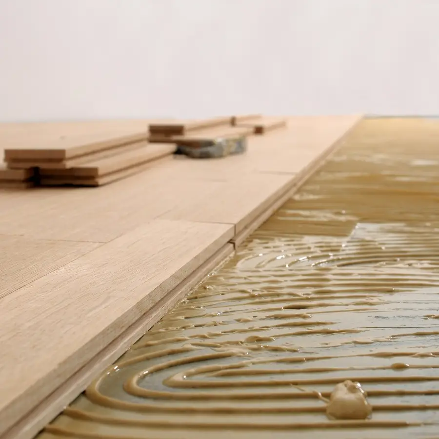 Pose parquet Collé en Haute Savoie