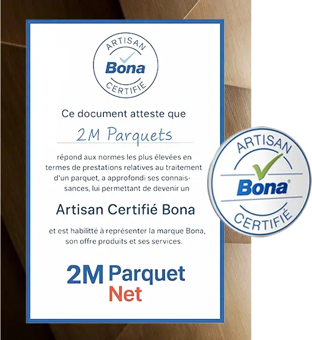 Artisan parquet certifié Bona en Haute Savoie