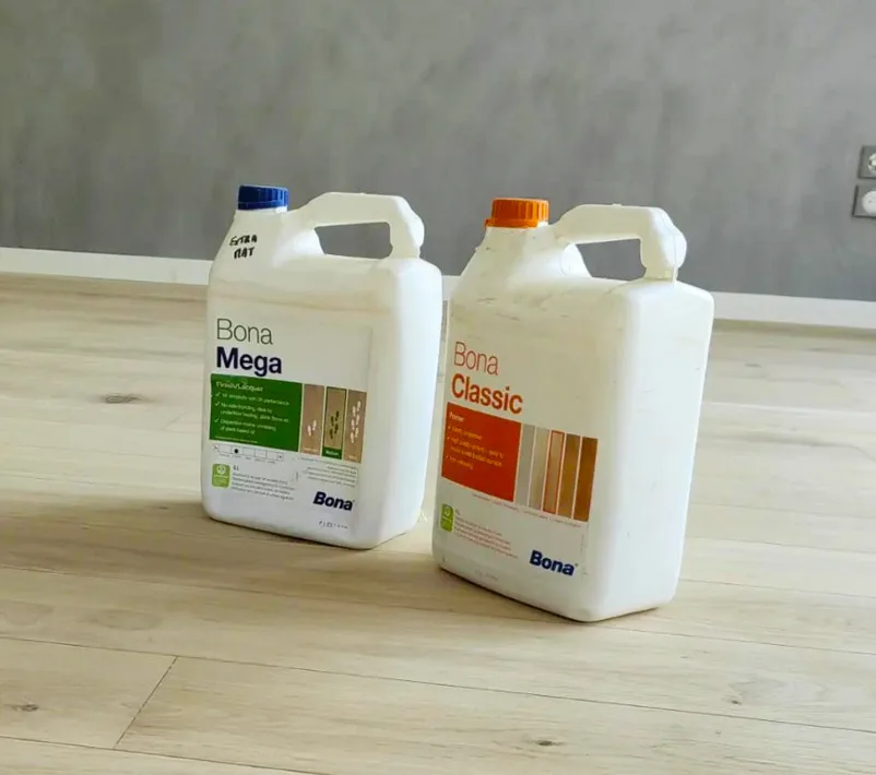 Application du fond dur - protection interne et stabilisation du bois