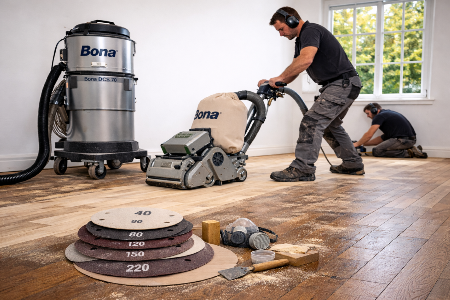 Ponçage parquet _ tout savoir pour bien poncer