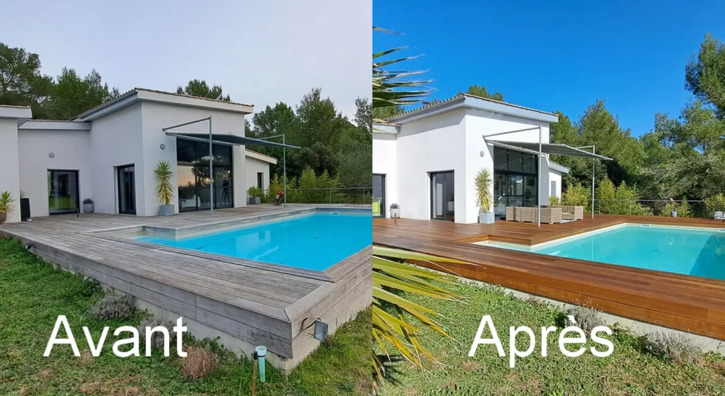 Terrasse bois grisée : comment la rénover et retrouver sa couleur