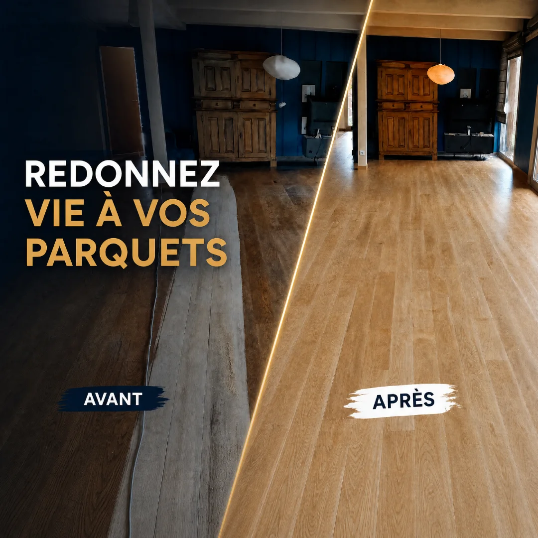 Pose et rénovation de parquet en Haute-Savoie Artisan certifié Bona · Ponçage sans poussière. Vitrification et huilage